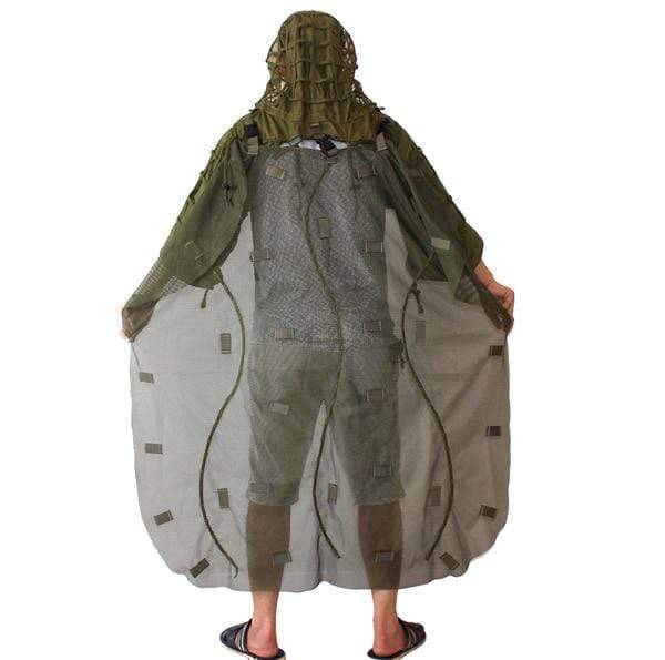 Tactical Ghillie Suit Base with Viper Hood for Stealth Concealment - Esilora