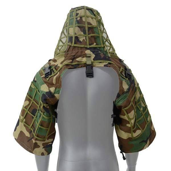 Tactical Ghillie Suit Base with Viper Hood for Stealth Concealment - Esilora