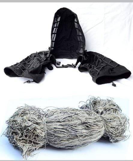 Tactical Ghillie Suit Base with Viper Hood for Stealth Concealment - Esilora