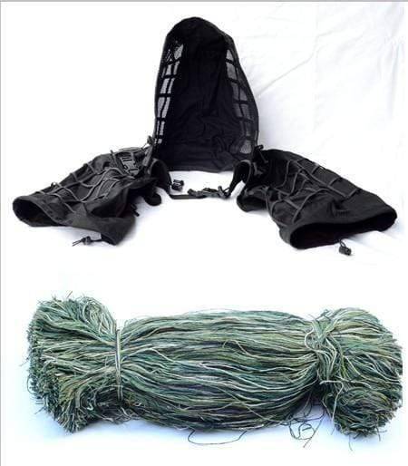 Tactical Ghillie Suit Base with Viper Hood for Stealth Concealment - Esilora