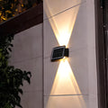 Candeeiro de parede LED solar — sensor automático, montagem sem fios no exterior