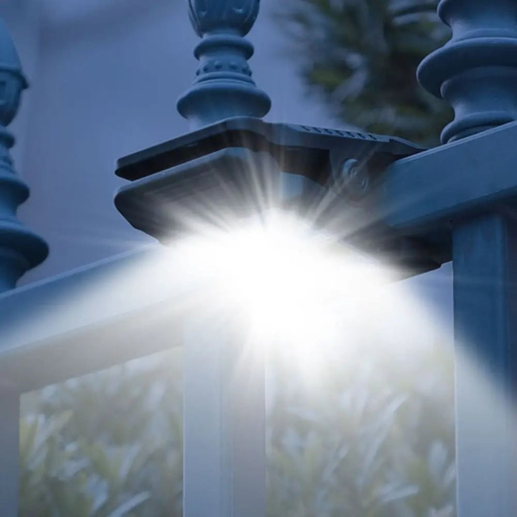 Luz solar com sensor de movimento — ativação automática, instalação sem fios