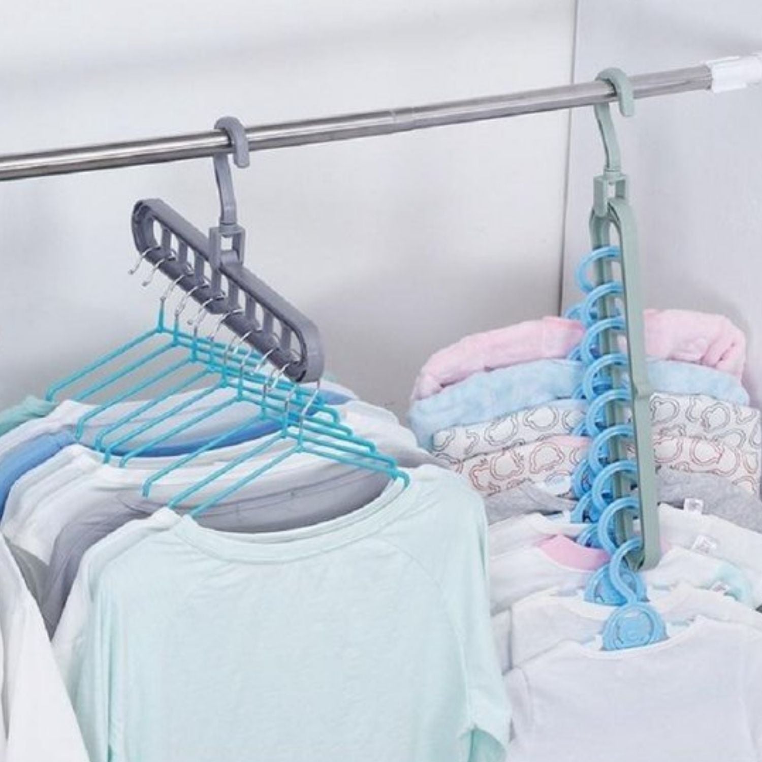 Organizér na ramínka šetřící místo – sada 2 kusů – Esilora