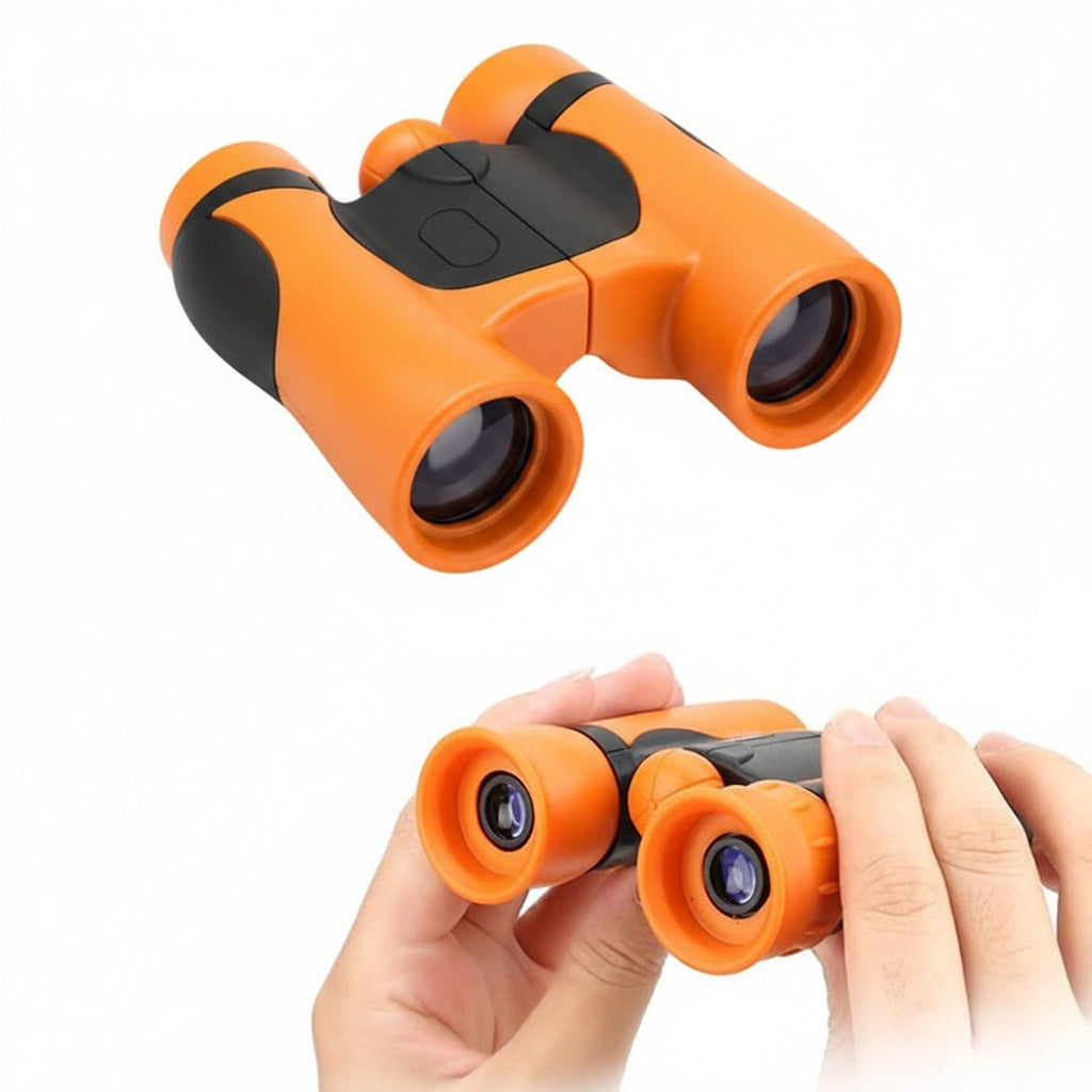 Binóculos de brincar para crianças — conjunto portátil de explorador