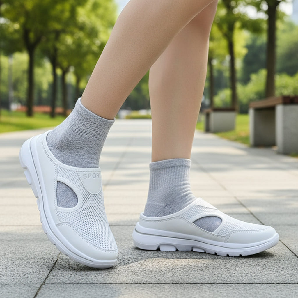 Sportliche bequeme Schlupfsandalen – Leichte Freizeitsandalen