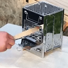 Portable Folding BBQ Grill for Camping - Esilora