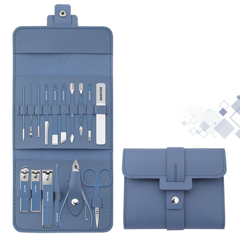 Set portabil de unghieră cu husă - 12/16 piese - Esilora