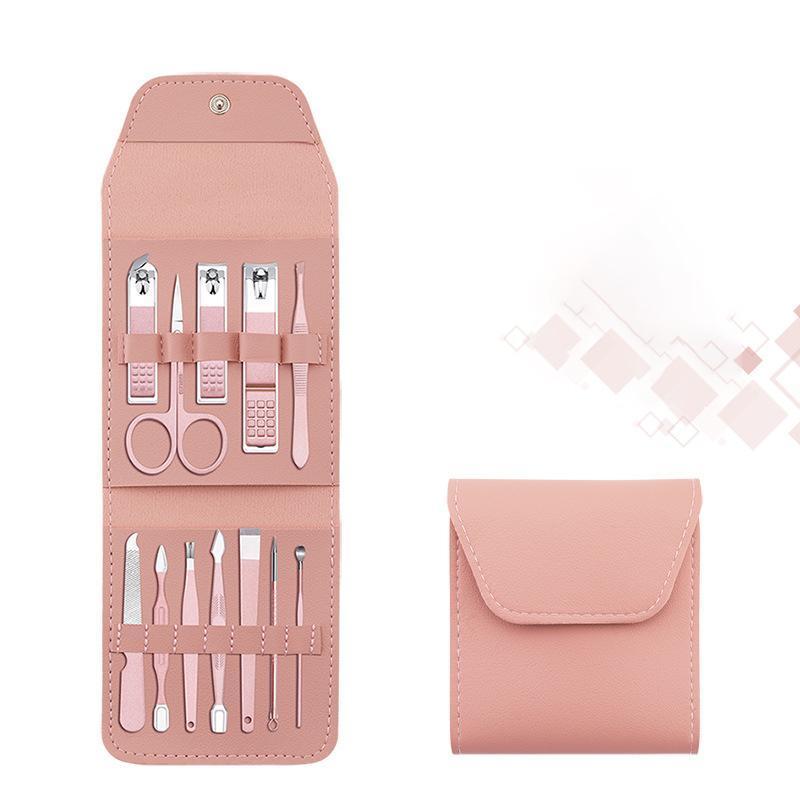 Set portabil de unghieră cu husă - 12/16 piese - Esilora