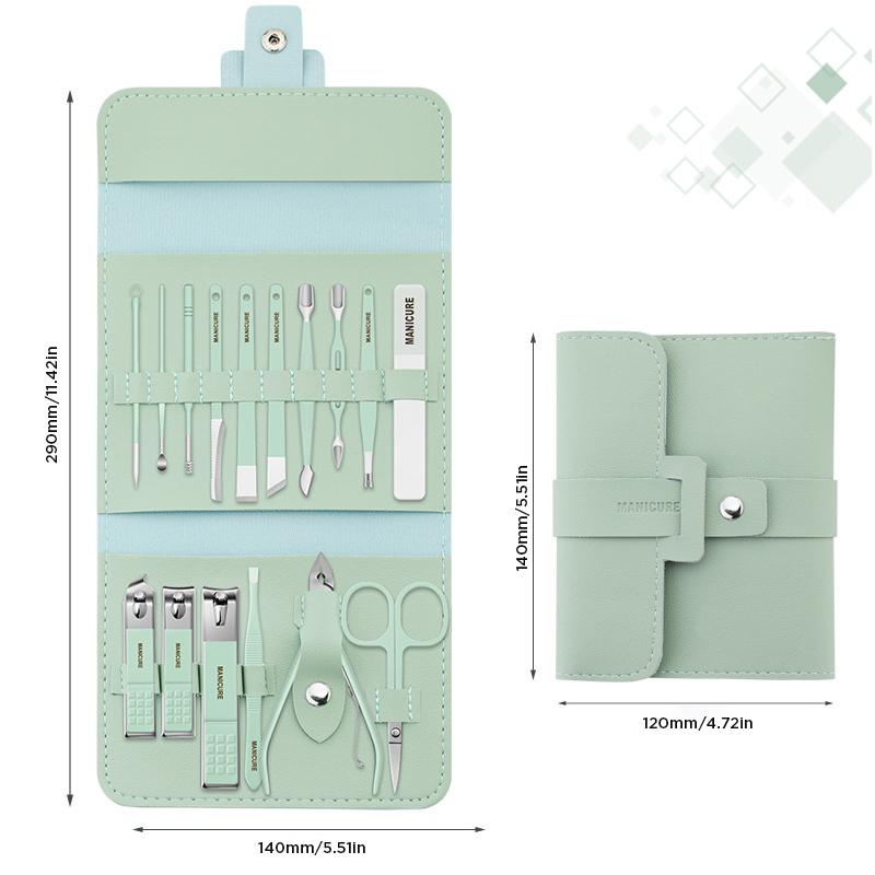 Set portabil de unghieră cu husă - 12/16 piese - Esilora