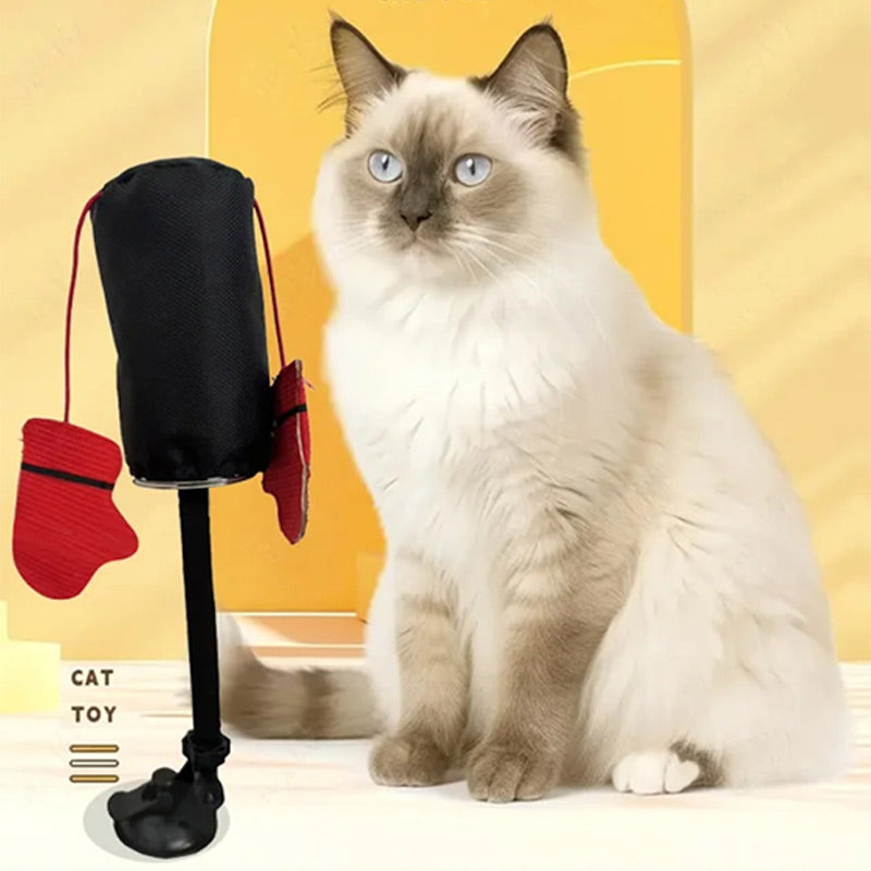 PawPunch Pro - Cutie de distracție plină de energie pentru pisici - Esilora