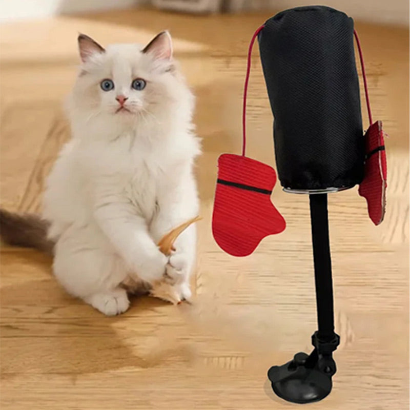 PawPunch Pro - Cutie de distracție plină de energie pentru pisici - Esilora