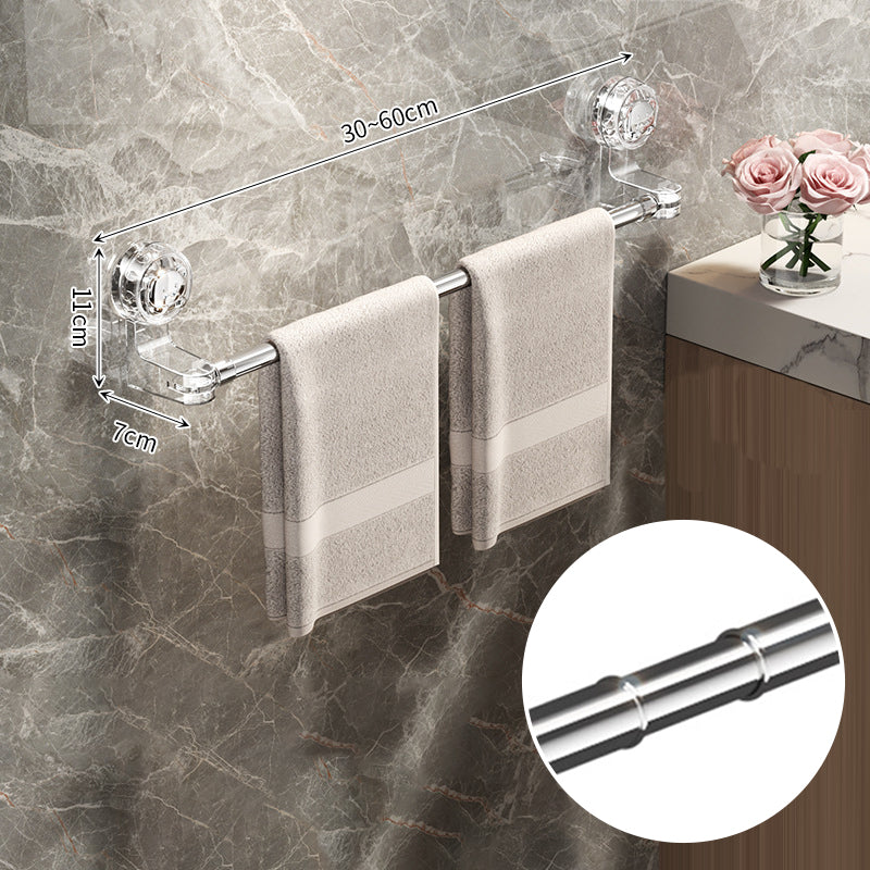 Drill-Free Towel Rack for Organized Bathroom Storage