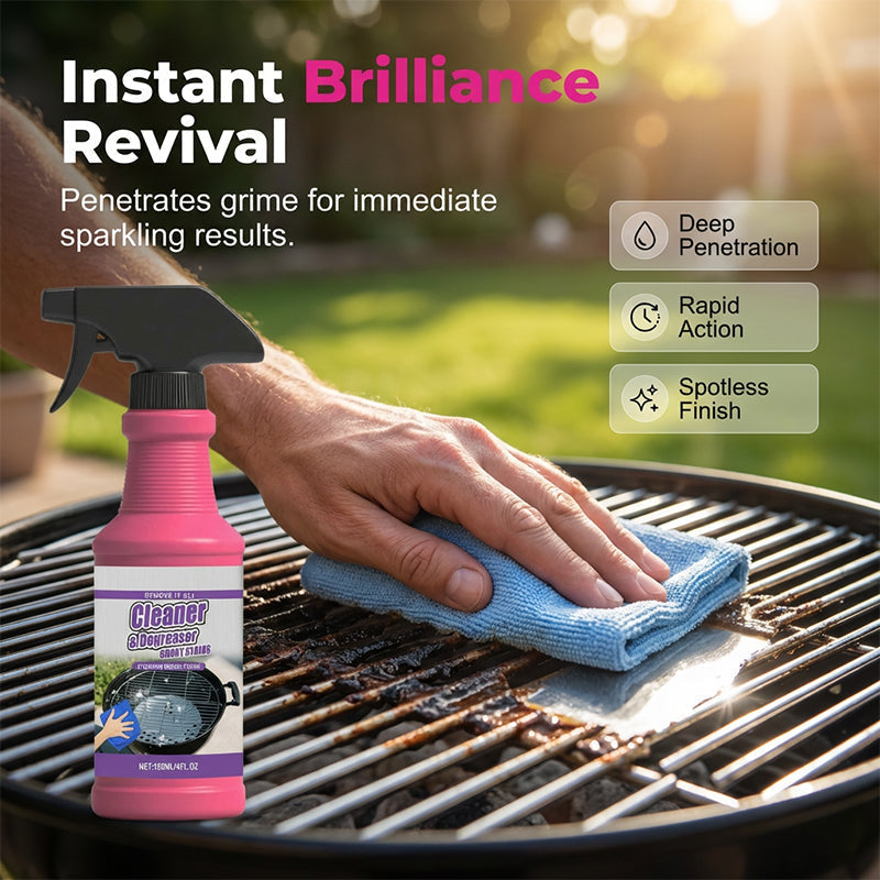 Powerful Grill Cleaning Spray – Removes Grease in 3 Minutes - Esilora