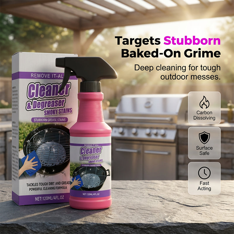Powerful Grill Cleaning Spray – Removes Grease in 3 Minutes - Esilora