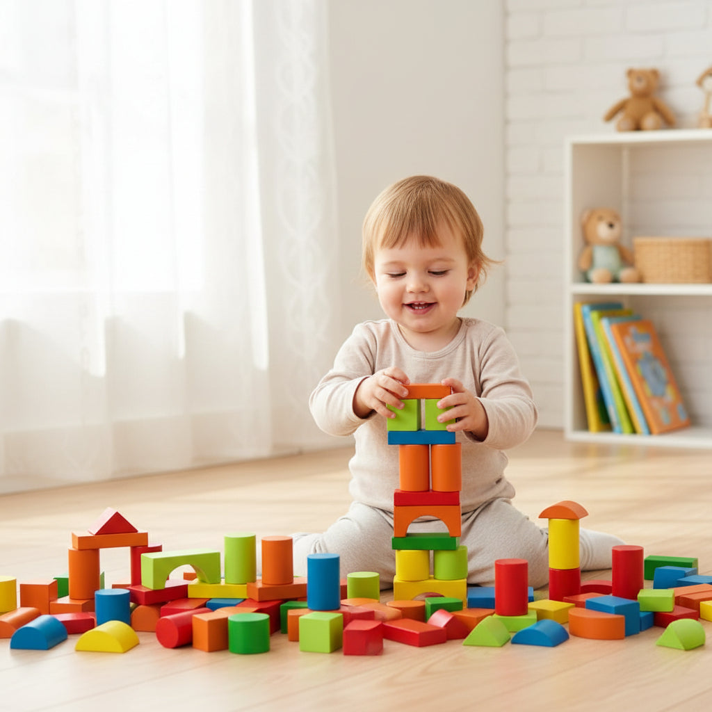 Pädagogisches Bausteinset – Kreative Lernsteine