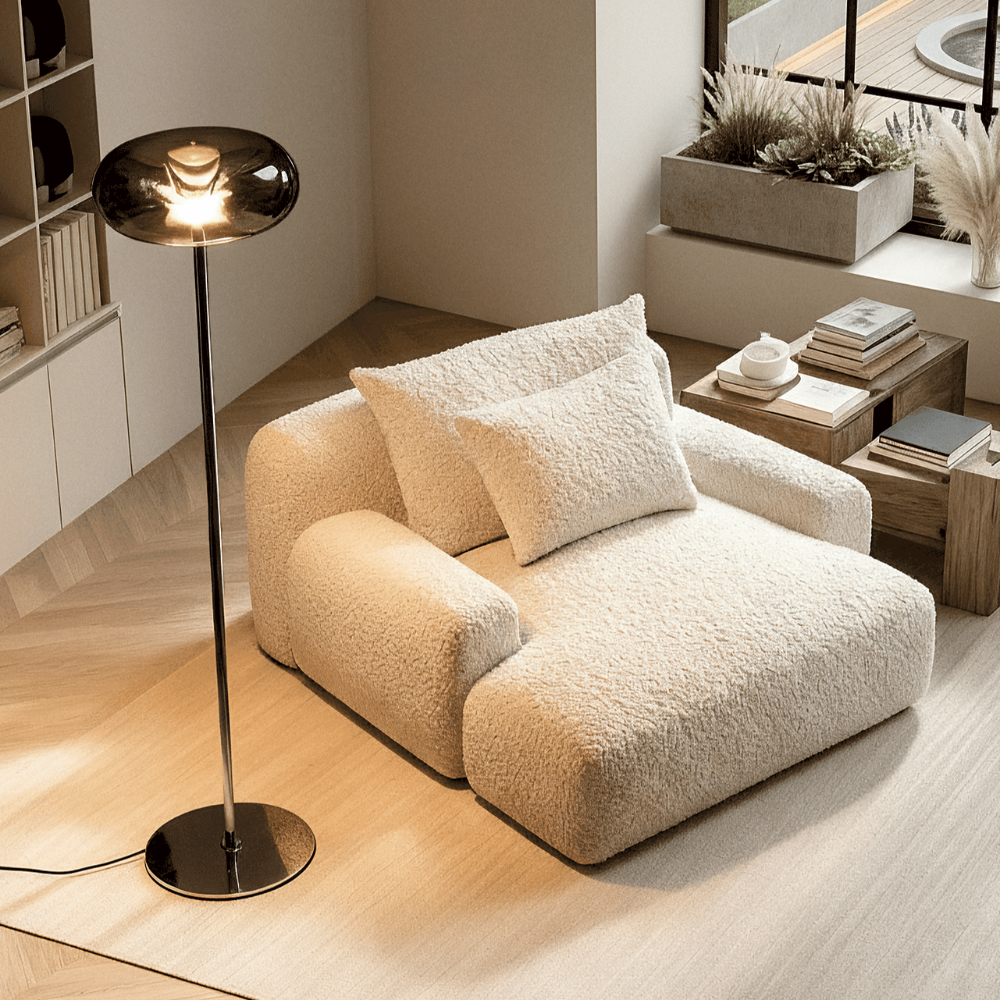 Lampadaire réglable en hauteur — Design architectural moderne
