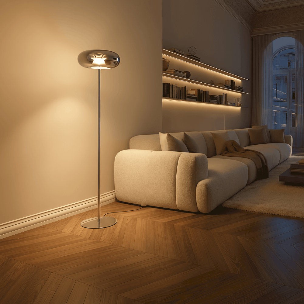 Lampadaire réglable en hauteur — Design architectural moderne