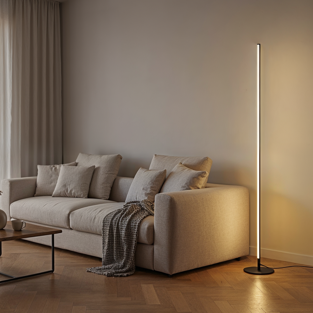 Lampadaire minimaliste moderne — Design contemporain élancé