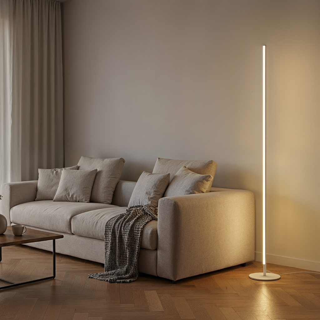 Lampadaire minimaliste moderne — Design contemporain élancé