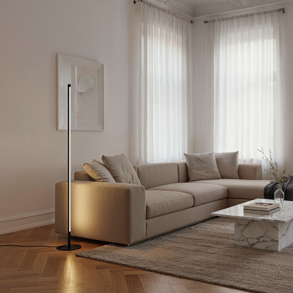Lampadaire minimaliste moderne — Design contemporain élancé