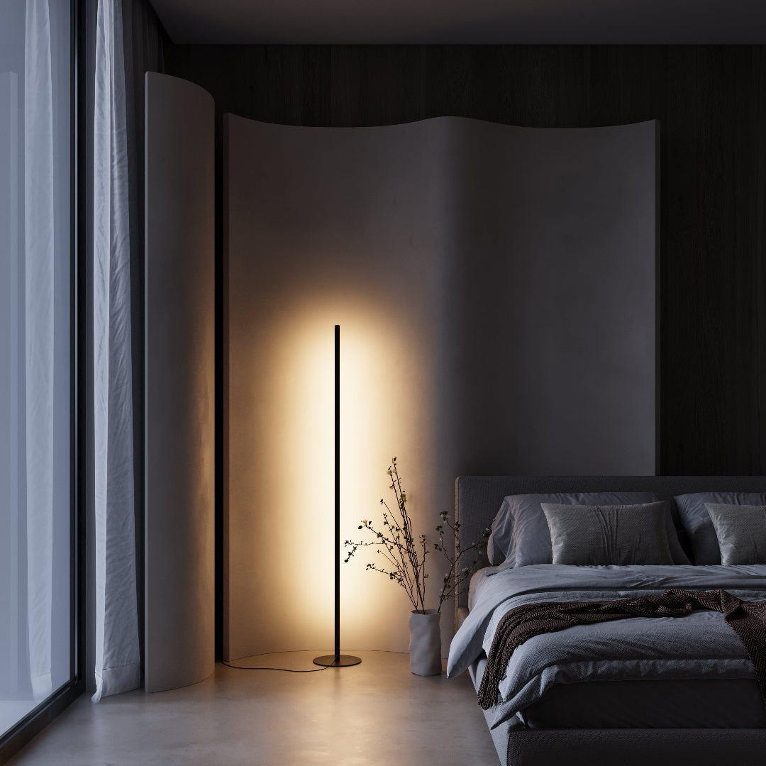 Lampadaire minimaliste moderne — Design contemporain élancé