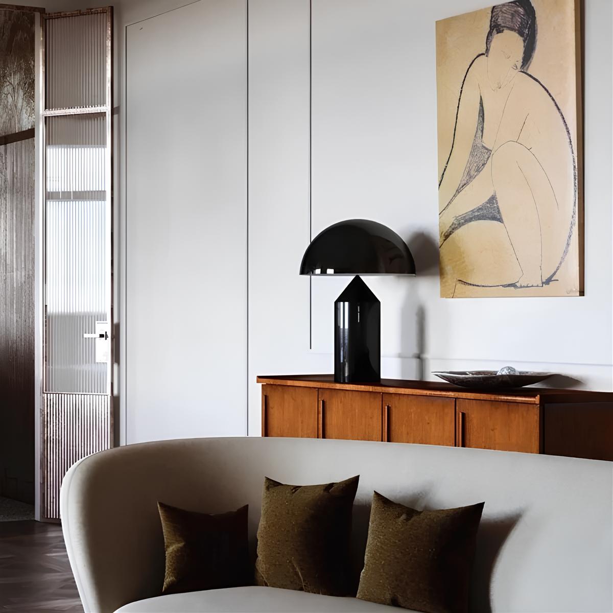 Modern LED-bordslampa - dimbar metalldesign
