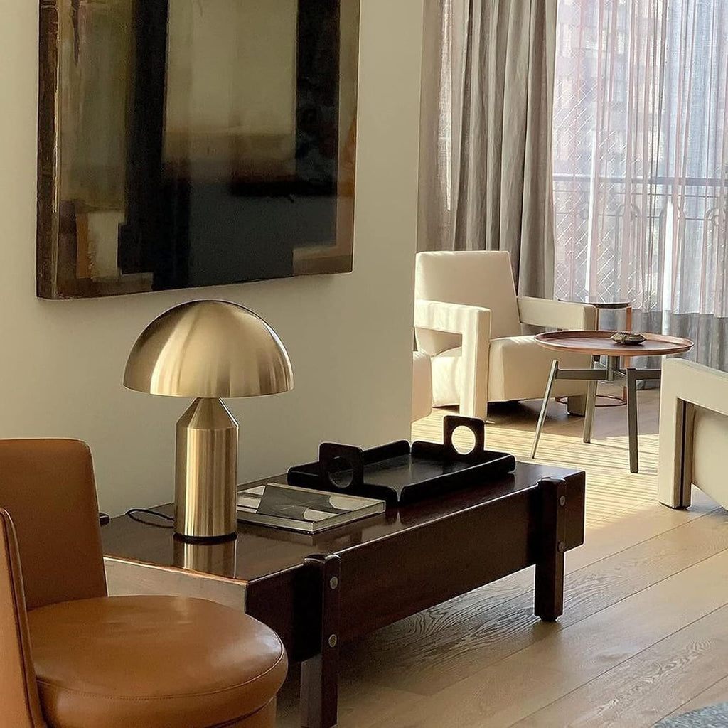 Modern LED-bordslampa - dimbar metalldesign