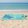 Tapis de plage léger et pliable — Conception sans sable