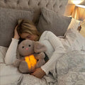 Breathing Function Plush Bunny — Rhythmic Motion Design, Soft Cuddly Texture