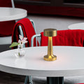 Modern Gold Metal LED Table Lamp — Cordless Touch Dimming