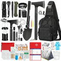 Kit compacto de emergência e sobrevivência — conjunto completo de preparação