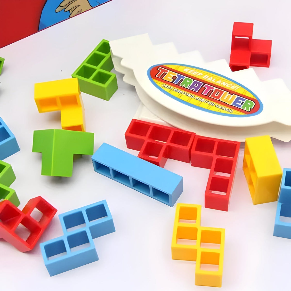 Gravity Balance Tower Stacker — Interlocking Geometric Block Puzzle