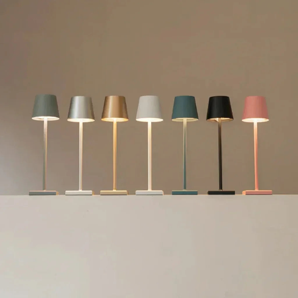 Rechargeable LED Nightstand Lamp — Wireless Battery Table Light