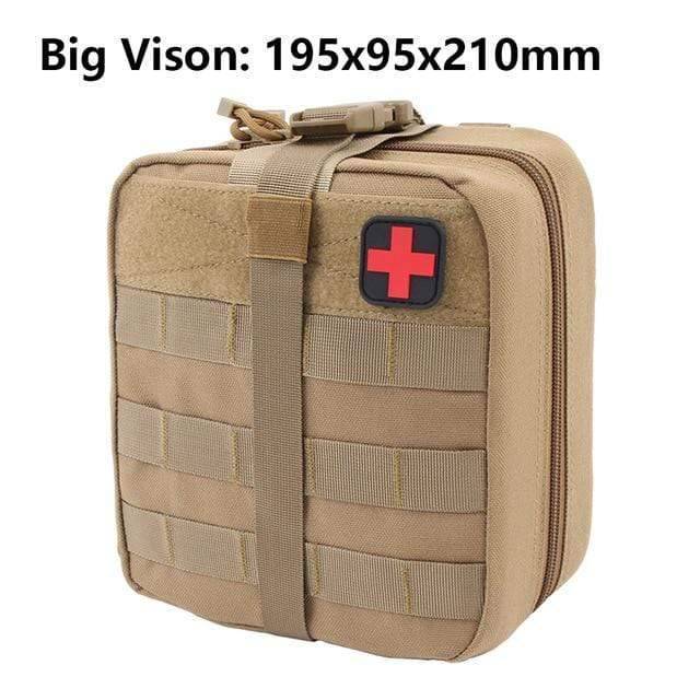 Outdoor-Erste-Hilfe-Tasche für Notfälle mit taktischem MOLLE-System - Esilora