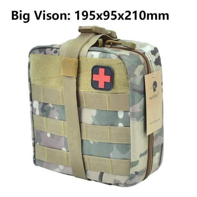 Outdoor-Erste-Hilfe-Tasche für Notfälle mit taktischem MOLLE-System - Esilora