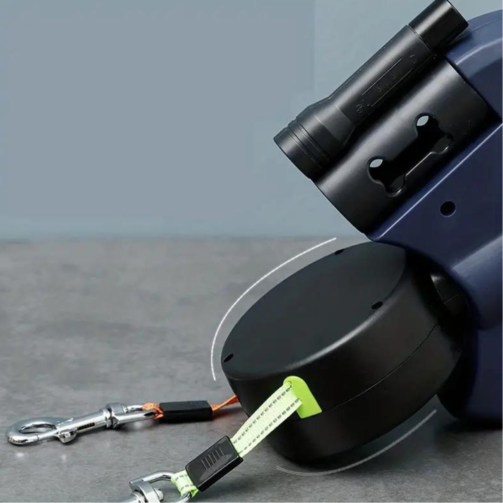 NovaTrail Twin Dog Leash For Walking Two Dogs In Tandem