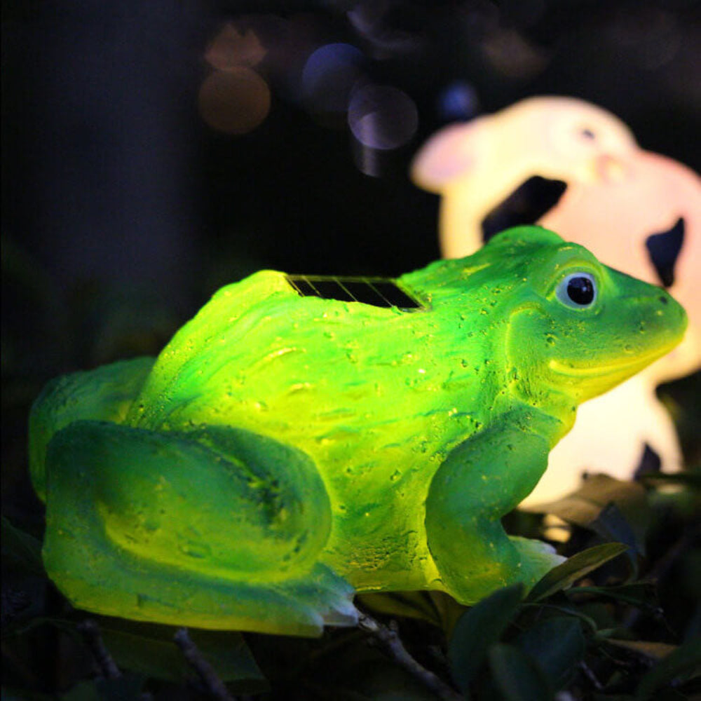 Solar Powered Resin Animal Garden Pathway Lights