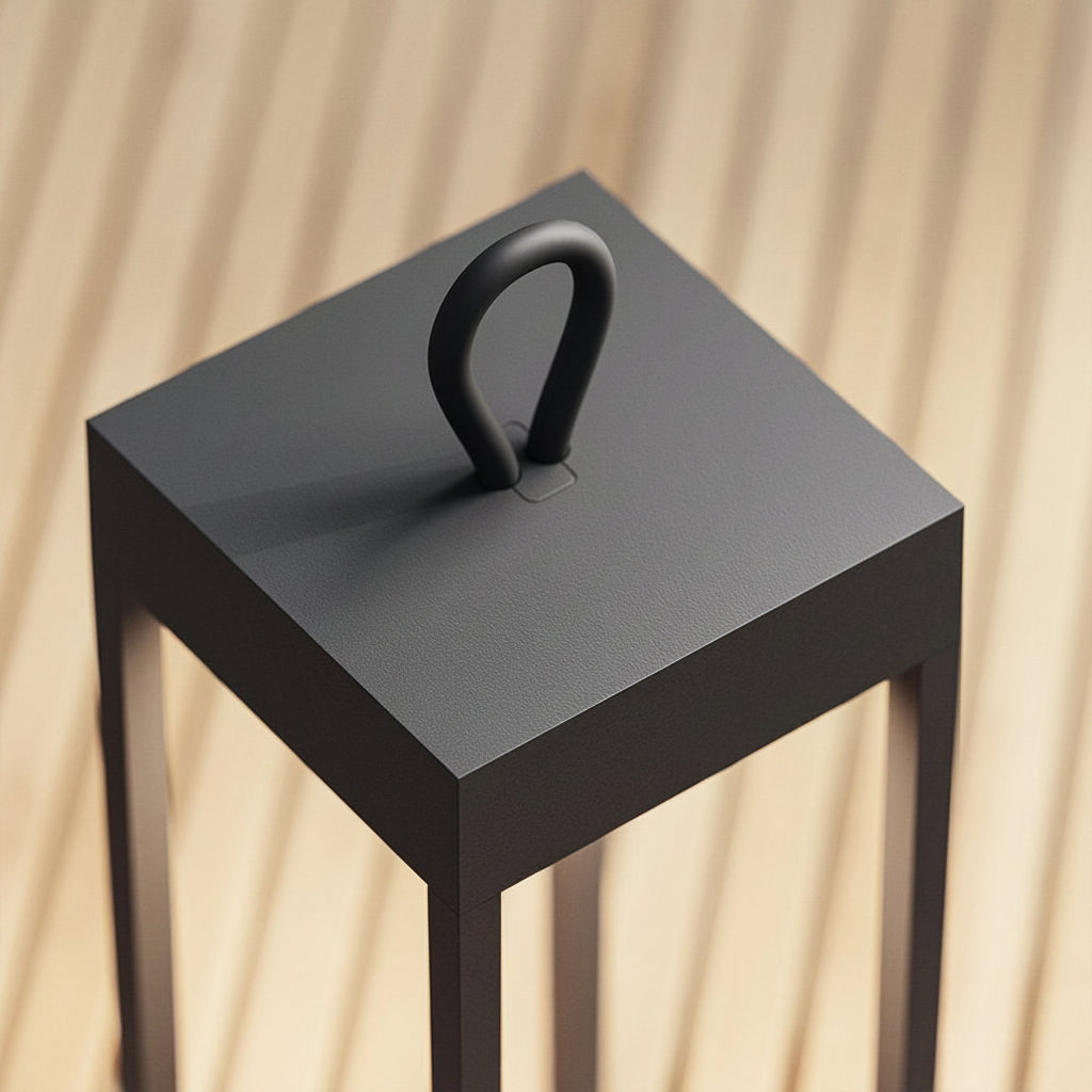 Portable Lantern Table Lamp — Modern LED Design, Brightness Control