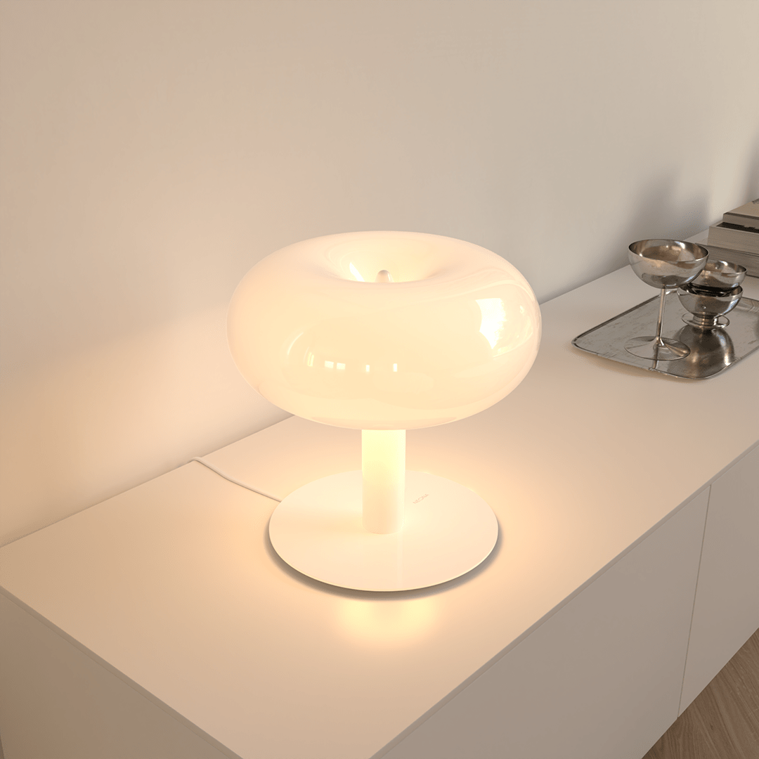 Minimalist Modern Table Lamp — Clean Rounded Silhouette
