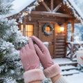 Fleecegefütterte Winterhandschuhe — Touchscreen-fähig, Warm, Windabweisend