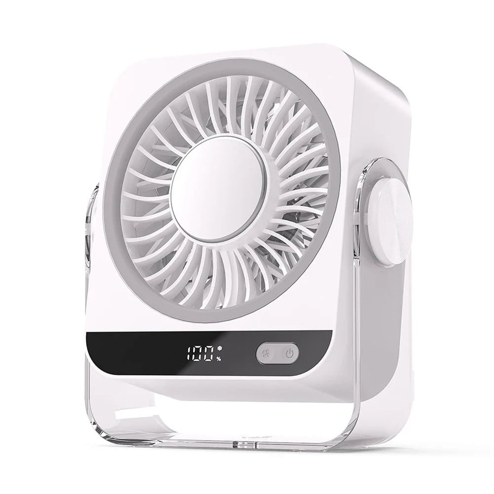 USB Rechargeable Mini Table Fan — Portable, Adjustable Settings