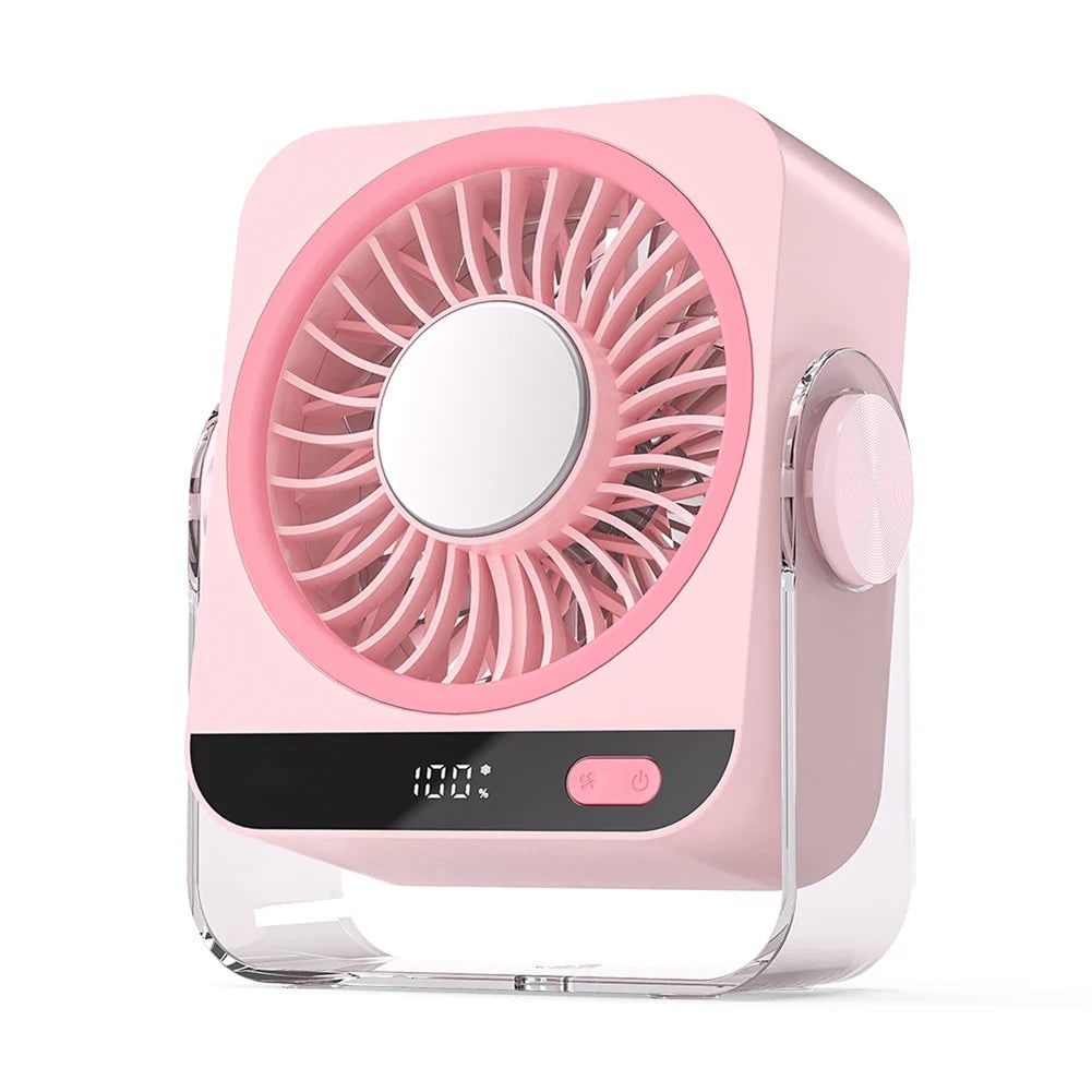 USB Rechargeable Mini Table Fan — Portable, Adjustable Settings
