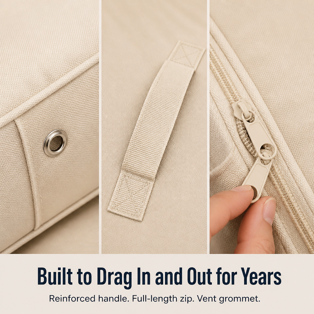 SpaceVibe — Press Bulky Bedding Flat and Get Your Closet Space Back - Esilora