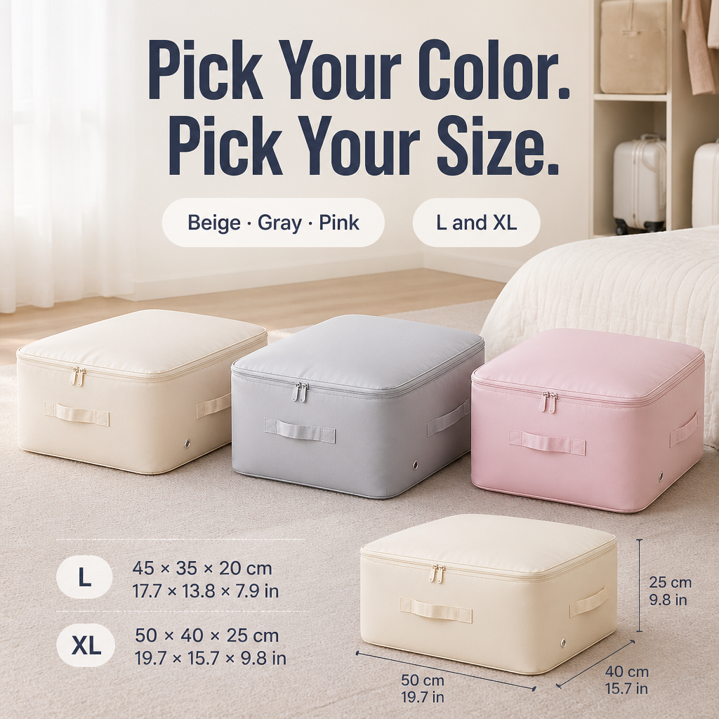 SpaceVibe — Press Bulky Bedding Flat and Get Your Closet Space Back - Esilora