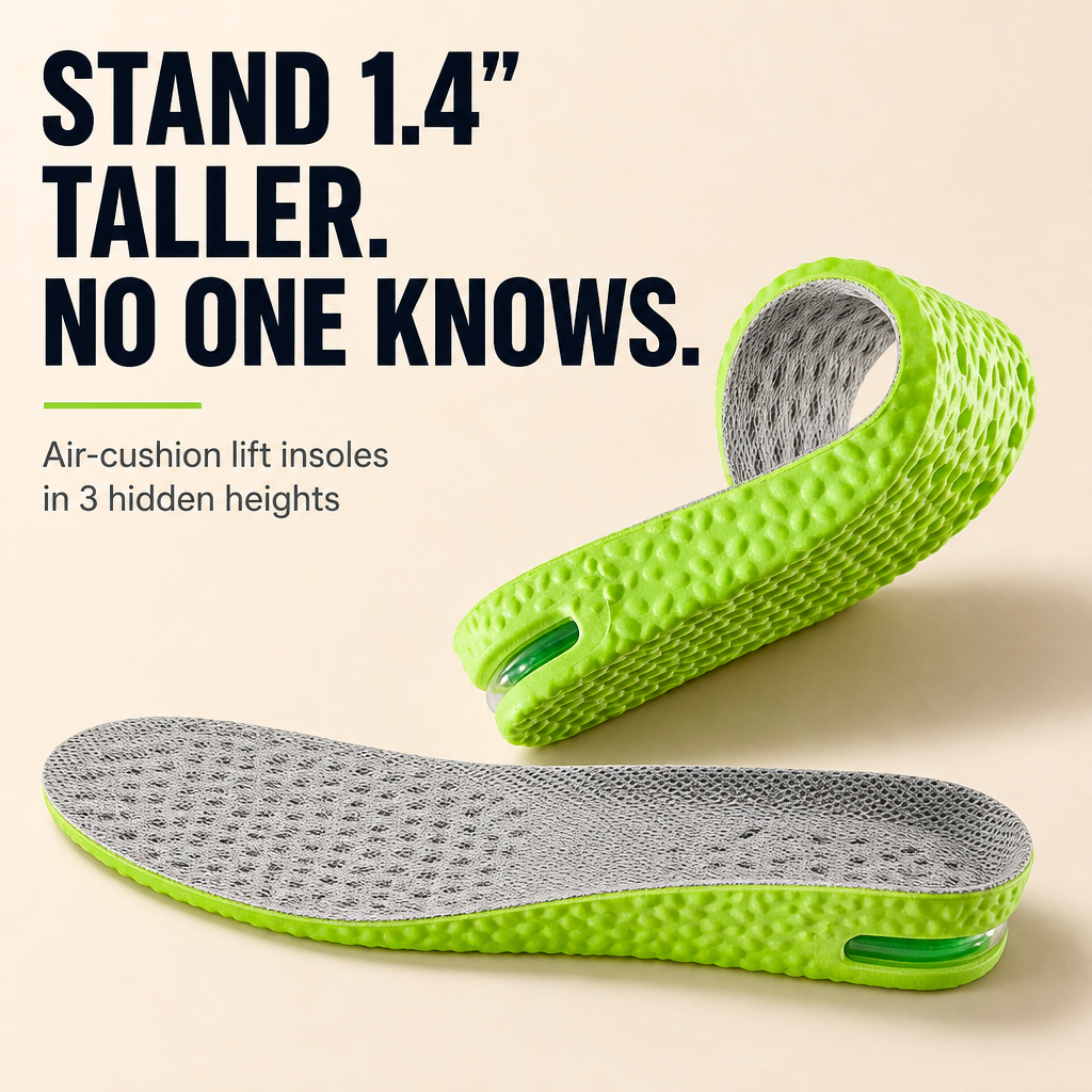 StepZure — Stand 1.4 Inches Taller in Any Shoe You Already Own - Esilora