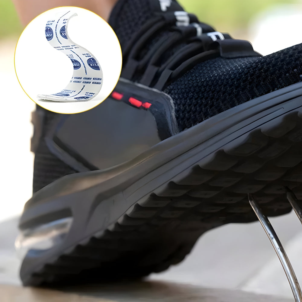 Lichte werkschoenen van mesh — stalen neus, ademend comfort