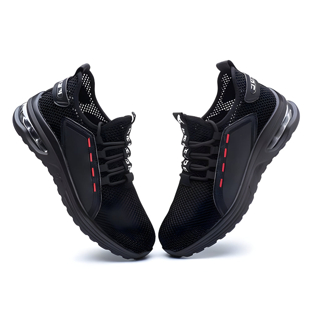 Lichte werkschoenen van mesh — stalen neus, ademend comfort