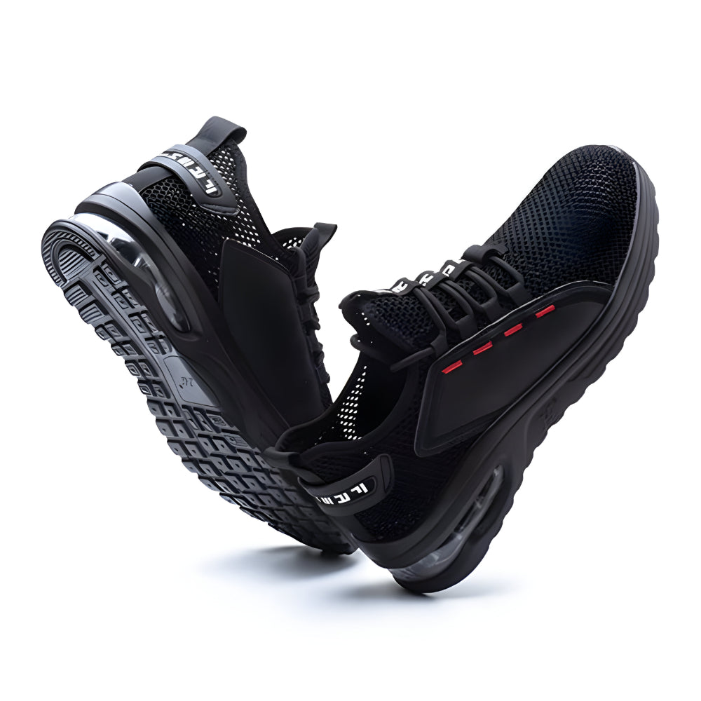 Lichte werkschoenen van mesh — stalen neus, ademend comfort