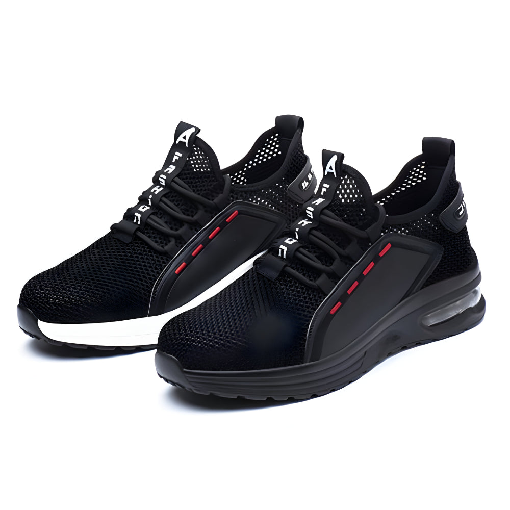 Lichte werkschoenen van mesh — stalen neus, ademend comfort