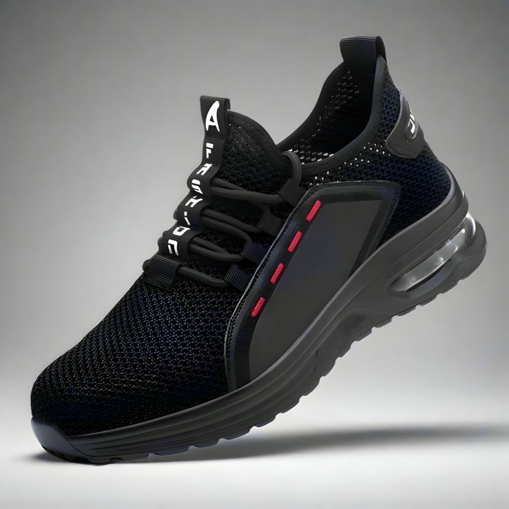 Lichte werkschoenen van mesh — stalen neus, ademend comfort